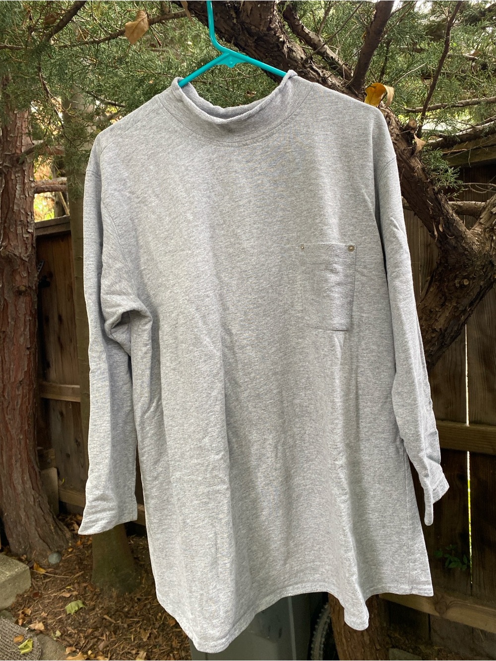 Take nine L maternity tunic grey 100% cotton sweater